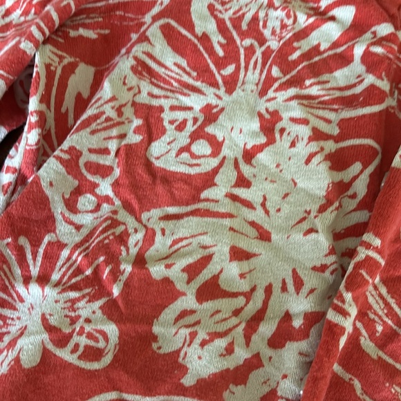 Daisy Fuentes Papaya Floral Button Down Cardigan - Picture 3 of 4